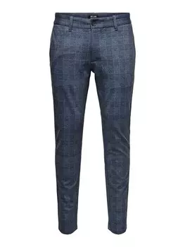 Брюки чинос Only & Sons Slim fit Chino Pants ONSMark, цвет navy/night blue