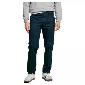 Брюки чинос Pepe Jeans Slim Poplin, синий
