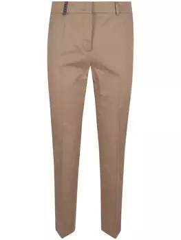 Брюки чинос Peserico сшиты на заказ, коричневый