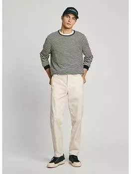 Брюки чинос Poplin Pepe Jeans, кремовый