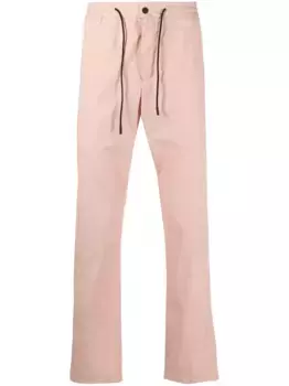 Брюки чинос с кулиской и карманами PT Torino, розовый