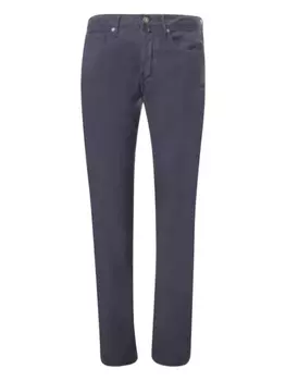 Брюки чинос с нашивкой-логотипом Incotex, синий