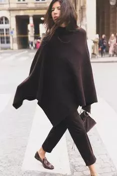 Брюки чинос с поясом ZARA, коричневый