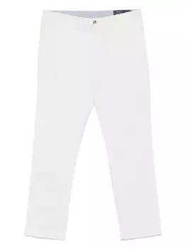 Брюки чинос с вышивкой Polo Pony POLO RALPH LAUREN, белый