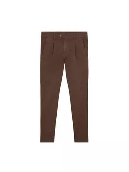 Брюки чинос Scalpers Slim fit Chino Pants, коричневый