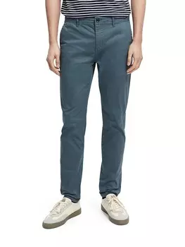 Брюки чинос Scotch & Soda Chino, синий
