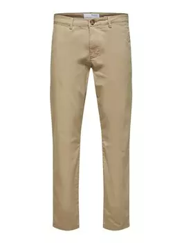 Брюки чинос SELECTED HOMME, бежевый