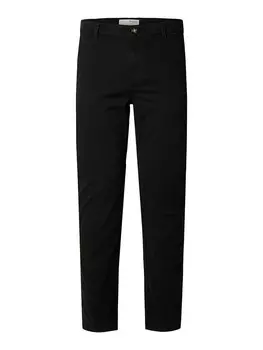 Брюки чинос SELECTED HOMME Chino, черный