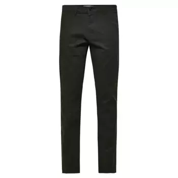Брюки чинос Selected New Miles Slim Fit, зеленый