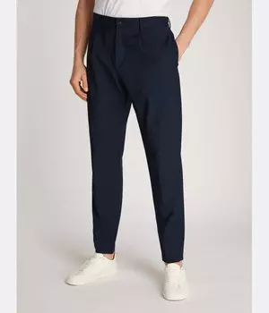 Брюки-чинос шерстяные Tommy Hilfiger Harlem, синий