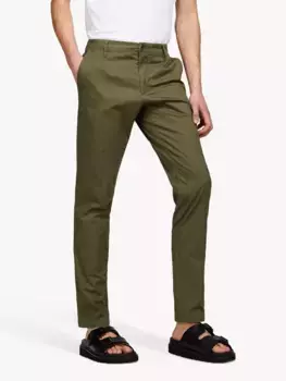 Брюки чинос SISLEY Slim Fit, зеленый