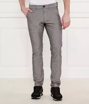 Брюки чинос Slim fit Boss Orange, серый