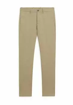 Брюки чинос SLIM-FIT TRICOTINE Massimo Dutti, цвет beige