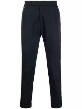 Брюки чинос со складками Low Brand, синий