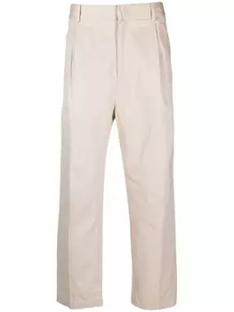 Брюки чинос средней посадки MARANT, бежевый