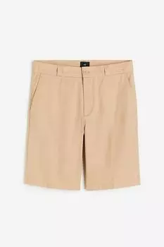 Брюки чинос свободного кроя H&M, бежевый