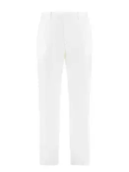Брюки чинос THE (Alphabet), белый