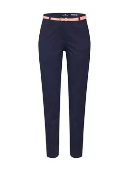 Брюки чинос TOM TAILOR Regular Chino Pants, темно-синий