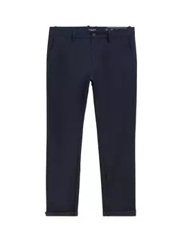 Брюки чинос TOM TAILOR Slim fit Chino Pants Travis Slim Performance, синий