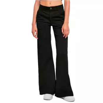 Брюки чинос Urban Classics Wide Leg high waist, черный