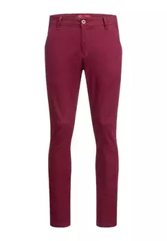 Брюки чинос узкого кроя Rock Creek, цвет Weinrot