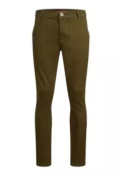 Брюки чинос узкого кроя Rock Creek, оливковый