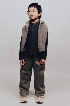 Брюки чинос ZARA, хаки
