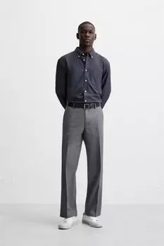 Брюки чинос ZARA, средне-серый