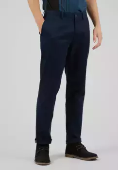 Брюки-чиносы Ben Sherman "Signature Slim Stretch Chino", узкого кроя, хлопок, синий
