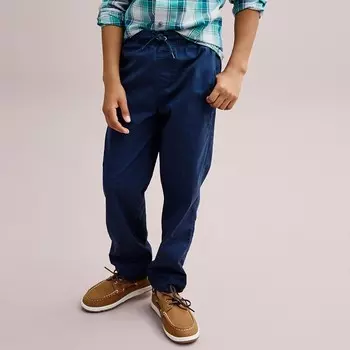 Брюки-чиносы без застежек Sonoma Goods For Life для мальчиков 8–20 лет, цвет Must Do Blue