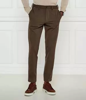 Брюки-чиносы Boss H-kaiton Slim Fit, коричневый