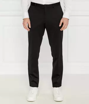 Брюки-чиносы Boss P-genius Regular Fit, черный