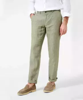 Брюки-чиносы Brax "Style FABIO", зеленый
