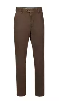 Брюки-чиносы Brhl "Parma" с практичным и удобным эластичным поясом, коричневый