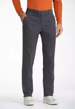 Брюки-чиносы Брюль "Венеция" с комфортным эластичным поясом Brhl, антрацит