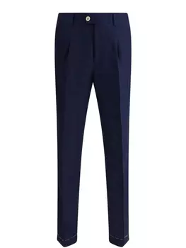 Брюки-чиносы Brunello Cucinelli из хлопка, синий