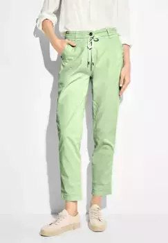 Брюки-чиносы Cecil с 4 карманами, цвет Matcha Lime