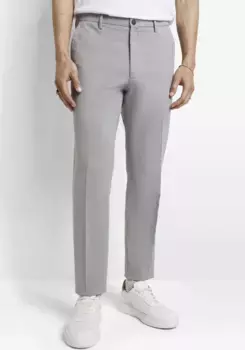 Брюки-чиносы "CIBRODY", модный структурный узор Cinque, серый