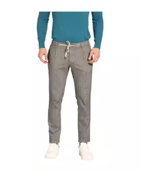 Брюки Чиносы City со стрингами и узором resca Mason'S, серый