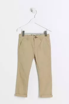 Брюки-Чиносы для мальчиков River Island, коричневый