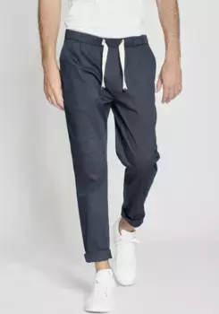 Брюки-чиносы GANG "94 SANTO JOGGER", джоггеры с эластичной лентой и завязкой на шнурке, коричневый