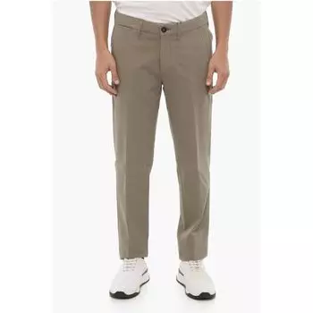 Брюки-чиносы ID Stretch Cotton STRADIVARI Corneliani, Green