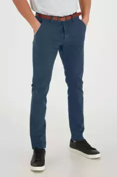 Брюки-чиносы из смесового материала "BLEND BHBrano", цвет Dress Blues