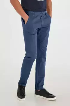 Брюки-чиносы из смесового материала "BLEND BHBrixius", цвет Dress Blues