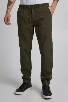 Брюки-чиносы из смесового материала "BLEND BHNimbu", цвет Forest Night