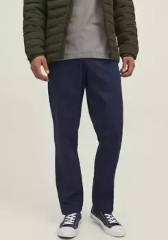 Брюки-чиносы Jack & Jones "JPSTKANE JJBOWIE SA NOOS", синий
