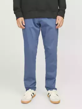 Брюки-чиносы Jack & Jones "JPSTMARCO JJBOWIE NOOS", синий