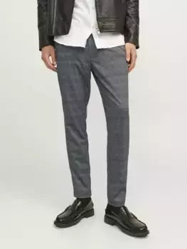 Брюки-чиносы Jack & Jones "JPSTMARCO JJCOOPER STRUCTURE CHINO SN", цвет Smoked Pearl Detail:Check
