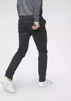 Брюки-чиносы Jack & Jones "JPSTOLLIE JJDAVE CHINO", черный