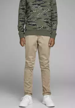 Брюки-чиносы Jack & Jones Junior "JPSTMARCO JJBOWIE SA BEIGE NOOS JNR", бежевый